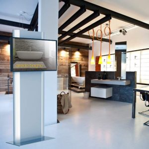 Totem porta monitor universale VESA da 32" fino a 56" - immagine 2