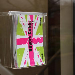 Portadepliant da parete a 1 tasca formato A5 da esterno – Image 2