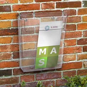 Portadepliant da parete a 1 tasca formato A5 da esterno – Image 3