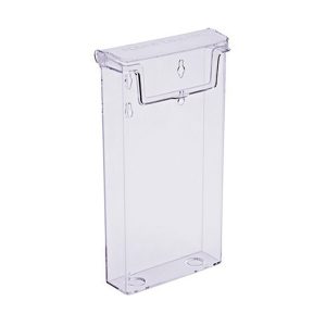 Portadepliant da parete a 1 tasca formato 1/3 A4 da esterno - immagine 1