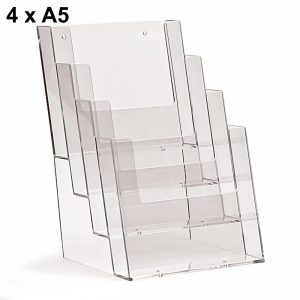 Portadepliant da parete 4 tasche A5 – Image 1