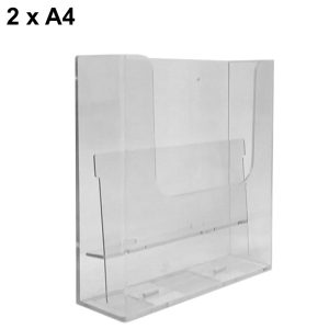 Portadepliant da parete 2 tasche A4 – Image 1