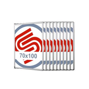 Espositore pubblicitario a libro con 10 cornici 70x100 frame 32 - immagine 1