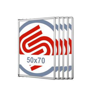 Espositore pubblicitario a libro con 5 cornici 50x70 frame 32 - immagine 1