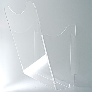 Vaschetta di ricambio formato A4 con divisorio per espositori portadepliant ALMA006 - immagine 2