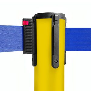 TENDILINEA GIALLO stanchion with 3 meter blue tape - Image 2
