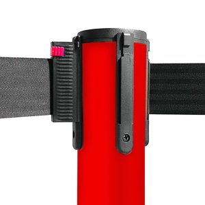 TENDILINEA ROSSO stanchion with 3 meter black tape - Image 2