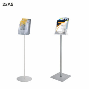 Portadepliant a piantana a 2 tasche A5 - immagine 1