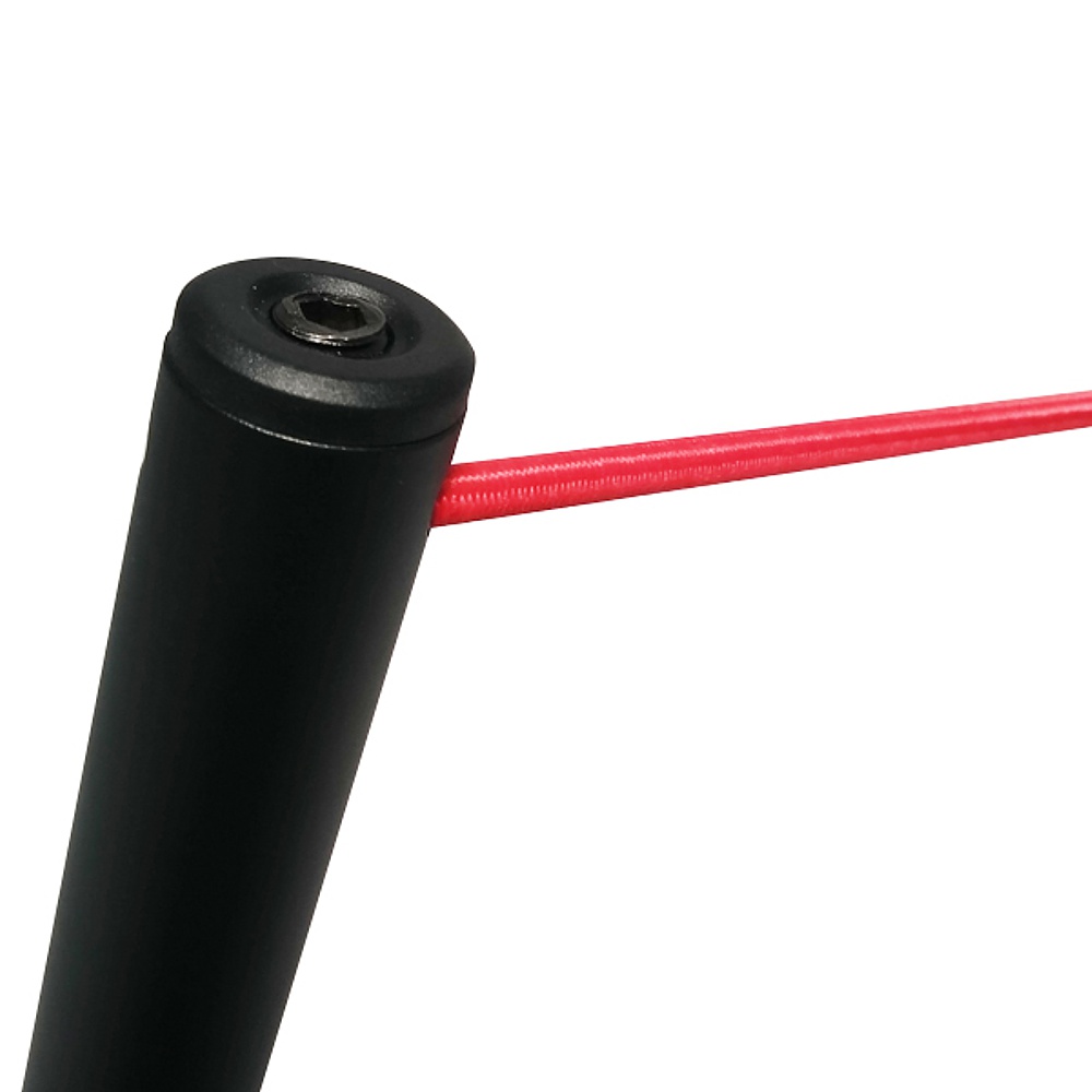 cordino elastico rosso colonnine segnapercorso museum dettaglio 3