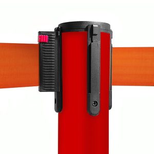 TENDILINEA ROSSO stanchion with 3 meter orange tape and 15 Kg weight - Image 2
