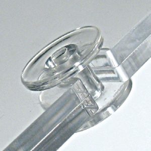 Targa a bandiera con doppio attacco e tasca in PLEXI trasparente per grafica intercambiabile - immagine 5