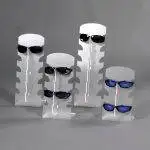 Countertop display stand for 6 pairs of glasses