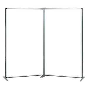 Parete divisoria doppia in policarbonato alveolare bianco satinato - immagine 1