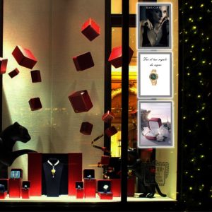 Porte-message avec 3 pochettes A3 éclairées par LED sur les deux faces