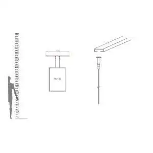 Porta-messaggi con tasca bifacciale luminosa 70x100 - immagine 2