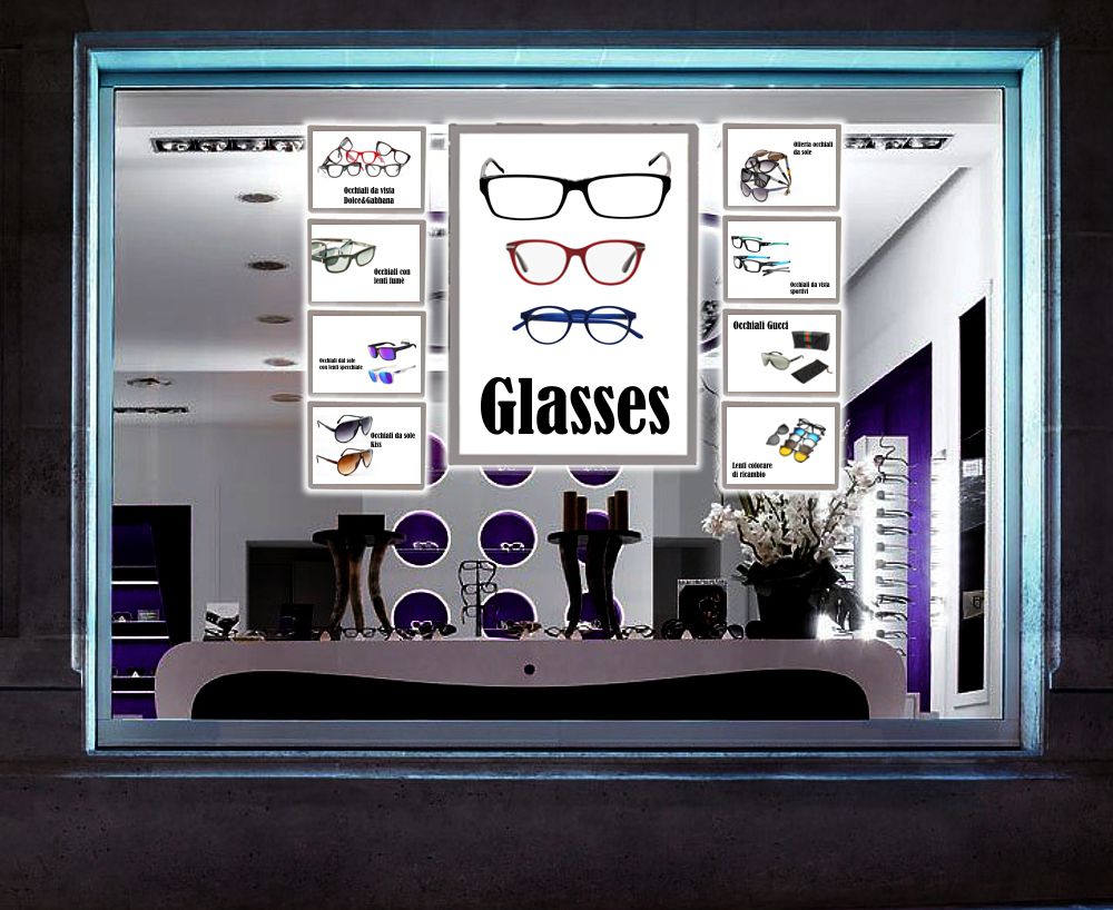 Porta-Messaggi con Tasche Bifacciali Illuminate a LED