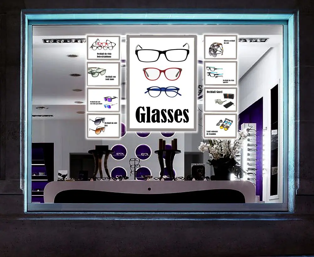 Porta-Messaggi con Tasche Bifacciali Illuminate a LED