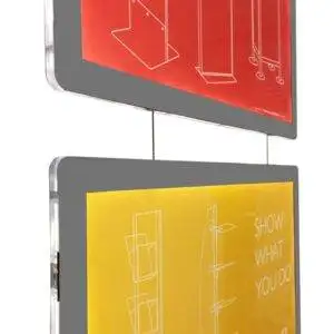 Porta-messaggi con tasca bifacciale luminosa 70x100 - immagine 3