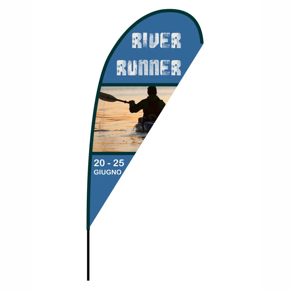 bandiera pubblicitaria a goccia cm 222 str ttg100 b