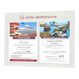 cartello portavvisi plexi 2taschea4 amb web