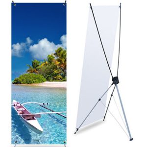 Espositore a X Portabanner 80x180 Stampa inclusa - immagine 1