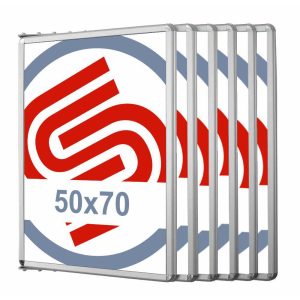 Espositore pubblicitario a libro con 12 cornici 50x70 frame 32 - immagine 1