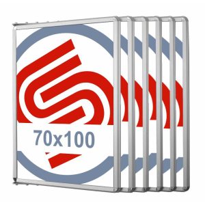 Espositore pubblicitario a libro con 12 cornici 70x100 frame 32 - immagine 1