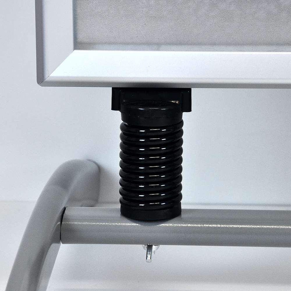 cornice a scatto bifacciale con base antivento dett molla web