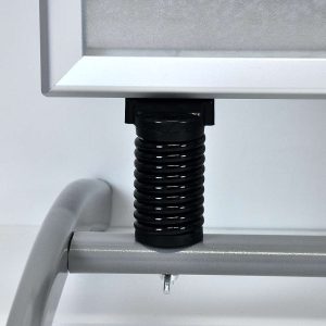 cornice a scatto bifacciale con base antivento dett molla web