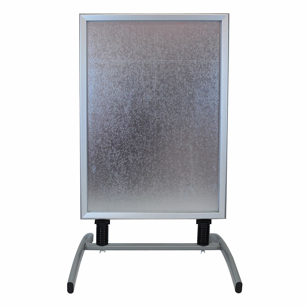 cornice a scatto bifacciale con base antivento f web