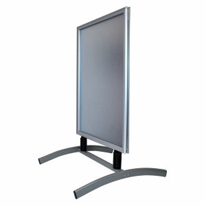 cornice a scatto bifacciale con base antivento l web