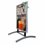 cornice a scatto bifacciale con base antivento l2 web