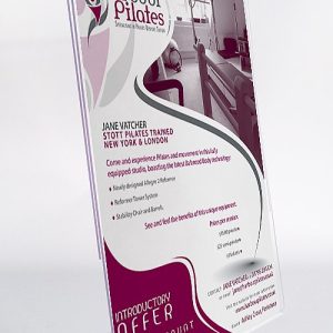 porta avvisi da banco a4 verticale base l