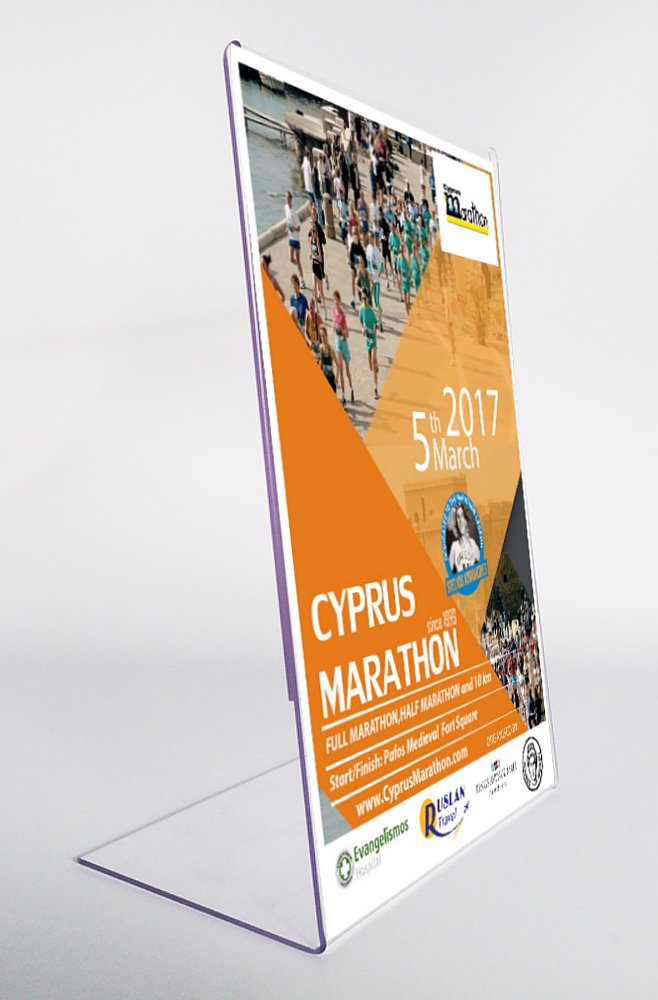 porta avvisi da banco a5 verticale base l