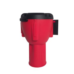 Aggancio rosso per cono con nastro rosso-bianco da 10 metri - immagine 4