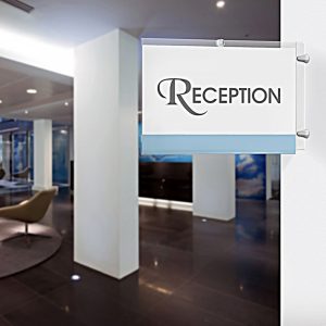 Attacco per targhe a bandiera in ottone finitura silver satinato - immagine 4