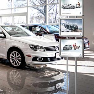 Cornice a scatto autoportante monofacciale 3 x A3 orizzontale - immagine 2