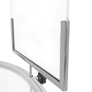 Porta comunicazione A4 verticale per bancarella espositiva DSK013 - immagine 1