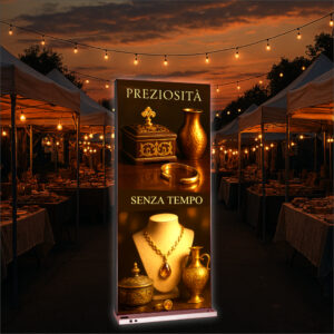 Totem lightbox luminoso con batteria ricaricabile - immagine 2