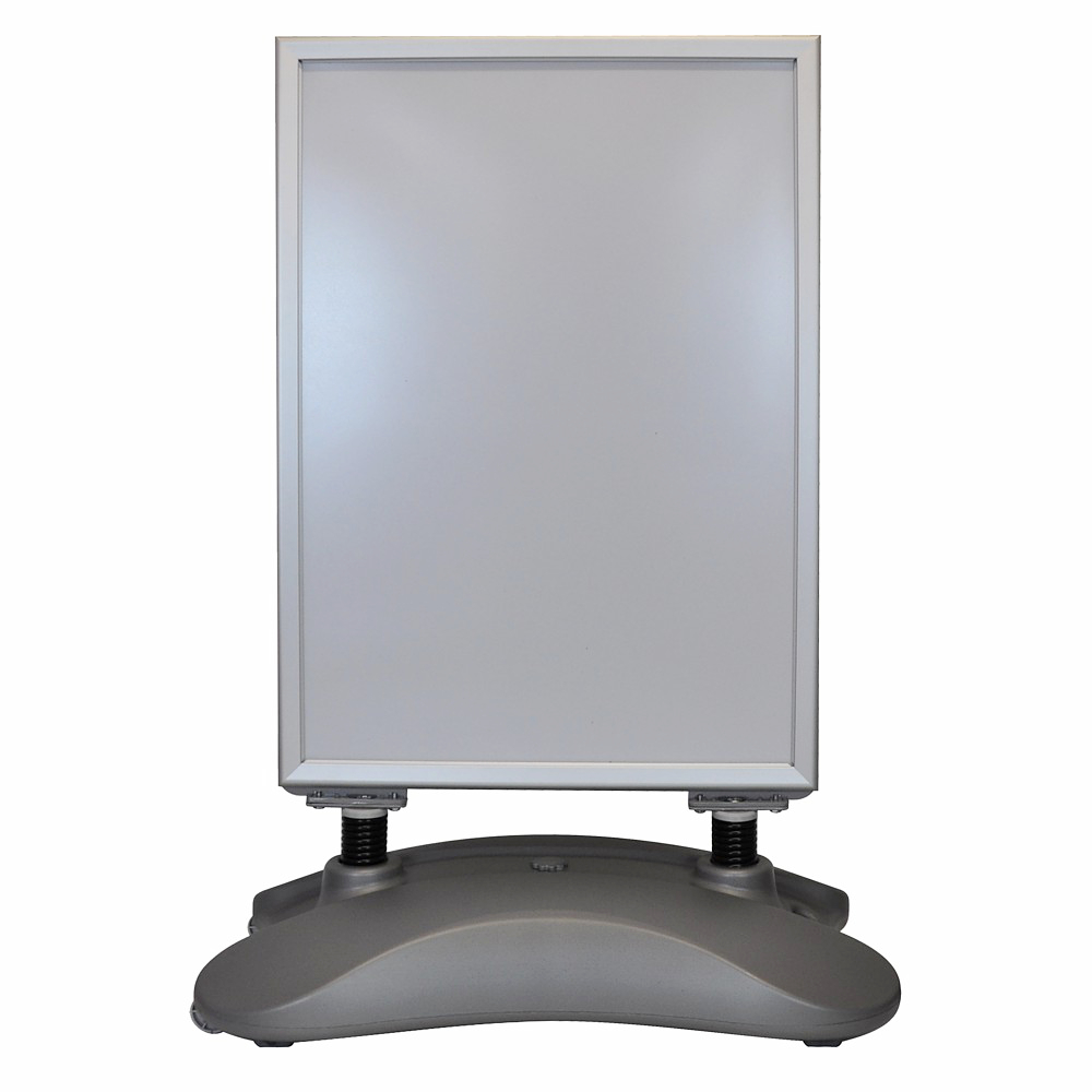 cornice a scatto bifacciale con base zavorrabile f web 1