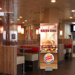 Totem Mono-Bifacciale Slim 60x170 in forex con base in metallo – Image 2