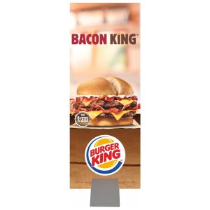 Totem Mono-Bifacciale Slim 60x170 in forex con base in metallo – Image 1