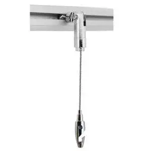 Hanging system with ropes and articulated hook - Image 1