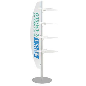 Shelf for floor display stands with sail and 4 shelves ALMA003 - Image 2