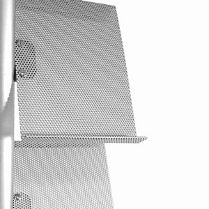 Ripiano inclinabile porta depliant A4 in lamiera per espositore da pavimento ALMA021 - immagine 1