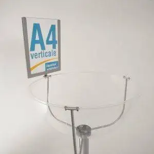 Display stand with semi-sphere in plexiglass 50 cm. - Image 3