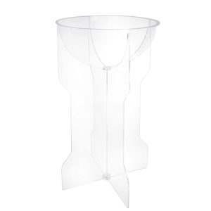 Bancarella espositiva in plexiglass con mezza sfera da 50 cm. - immagine 1