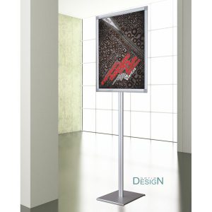 Espositore Portaposter con cornici a scatto Autoportante serie Design - immagine 1