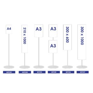 Mini totem da esterno con montante singolo - immagine 2