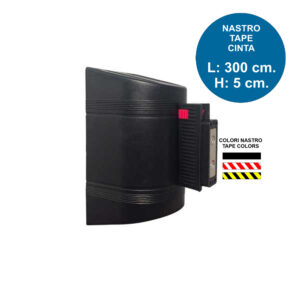 Avvolgitore con attacco a muro magnetico e nastro da 3 metri – Image 1